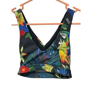 Nike Indy Hyper Femme Sports Bra Women's XS Tropical Floral AQ8269-010 Fast Ship